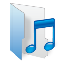 Music Folder Icon 128x128 png